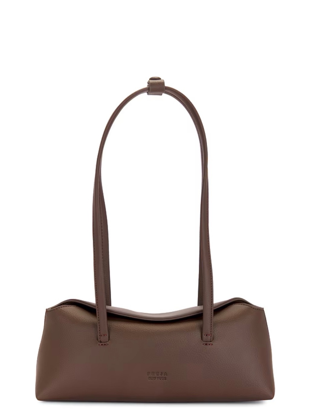 Freya Mini Chrystie Leather Shoulder Bag In Espresso